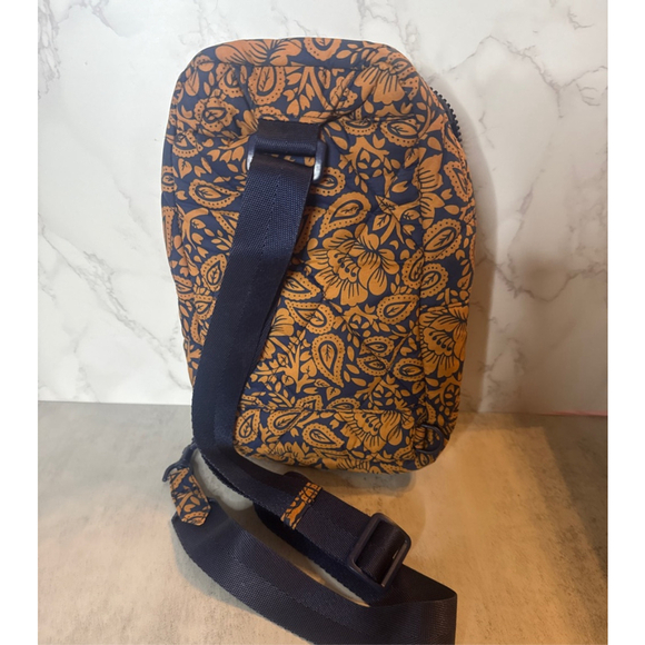 Women's Vera Bradley Sling One Size Navy Orange Floral Pattern - Picture 2 of 4